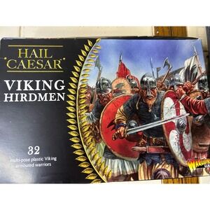 Hail Caesar Viking Hirdmen Multi Pose Plastic Armoured Warriors Warlord Games